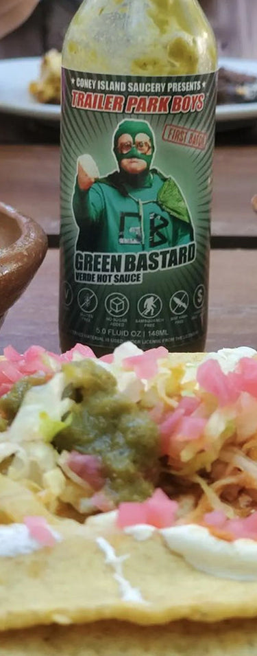 Coney Island Saucery Trailer Park Boys - Green Bastard Hot Sauce 5oz